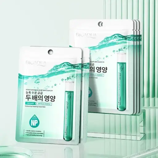 Masque Facial Hydratant et Réparateur au Céramide + Centella Asiatica (BIOAQUA)